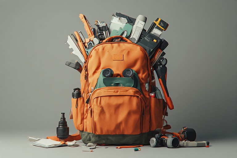 A backpack spilling over with unnecessary tools is exactly like app clutter