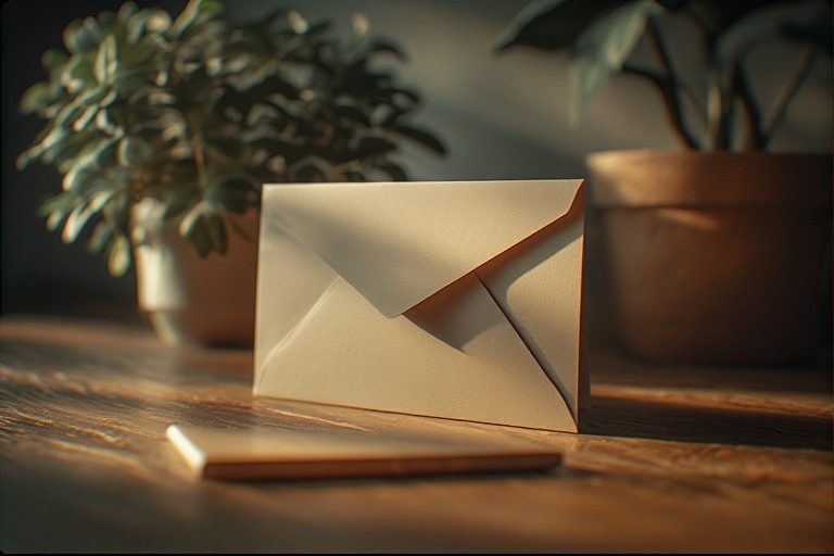 Single envelope representing intentional email management