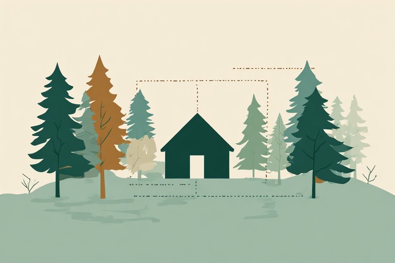 Diagram showing different threat sources at varying distances from a home