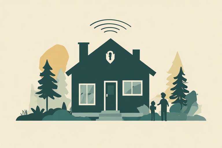 A family's home network protected as part of a personal security plan